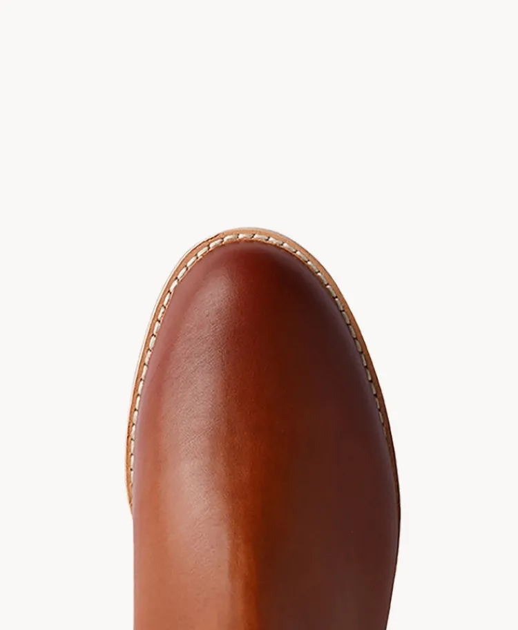 Ebony Leather Ankle Boot|Isabella Anselmi Discount