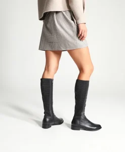 Sal Knee High Boot with Stretch Calf|Isabella Anselmi Outlet