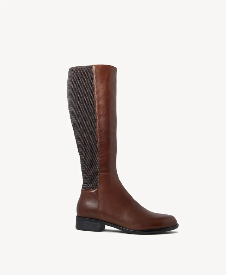 Sal Knee High Boot with Stretch Calf|Isabella Anselmi New